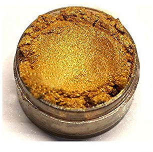 KandyDip Effektpigment TOP Secret Gold Pearl Perlglanz Metallic Farbpulver Pigment für Epoxidharz Autolack Sprühfolie Aquarell Seife Powder (25 Gramm)