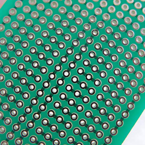 2stk 9x4,5cm universal Joint holes Lochraster Streifenraster Veroboard Stripboard Prototype Paper PCB Platine Leiterplatte Universal Experiment Matrix Circuit Board FR4 Fiberglass