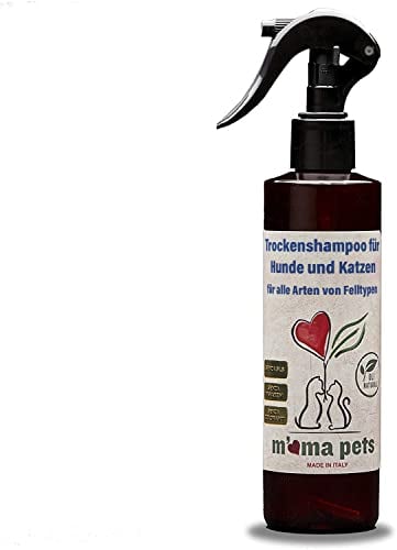 Mama Pets Trockenshampoo für Hunde und Katzen, ideal zum schnellen Waschen ohne Wasser, 250 ml
