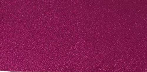 R&F srls 10 Fogli Gomma Eva Fucsia con Brillantini 40X60 CM 2mm Glitter Hobby Fai da Te