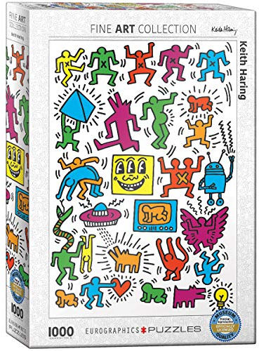 EuroGraphics 1000 Teile - Keith Haring Collage, mehrfarbig, EG60005513