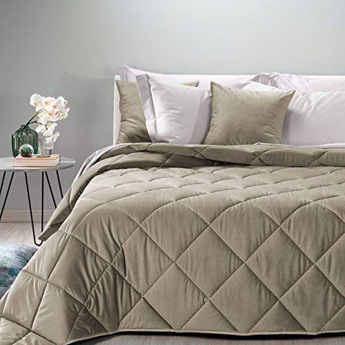 Caleffi - Bettdecke 200x200 cm aus 100% Mikrofaser – Steppdecke, Duvet, Sommerdecke, Decke 200x200, Blanket, Bettdecken, Bettdecke 155x220, Weich & Langlebig für Erholsamen Schlaf, Doppelbettdecke