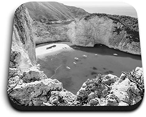 1 x Square MDF Fridge Magnet - Zante Greece Greek Travel 38252