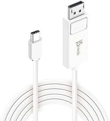 j5create USB-C to DisplayPort Cable - 4K@144Hz, 3.9ft, Type C to DP Cable, Compatible with iPhone 15 Pro/Max, MacBook Pro/Air, iPad Pro, XPS, Thunderbolt 4, USB 4 (JCA141)