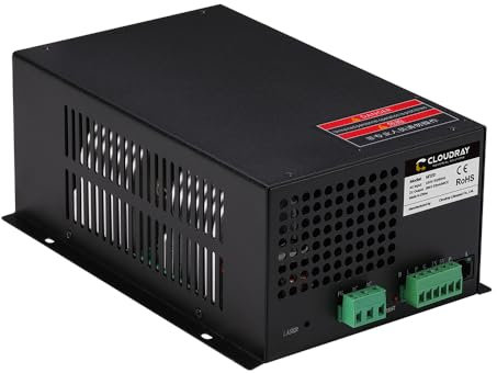 Cloudray CO2 Laser Power Supply CO2 Laser 120w for CO2 Laser Tube CO2 Laser Tube for CO2 Laser Engraver Cutter (MYJG-120W)
