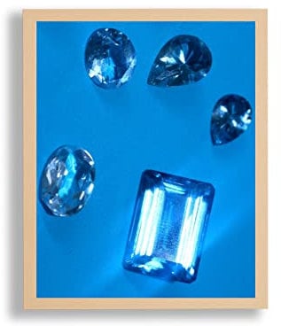 Bilderrahmen Topas A | 80x120 cm | Buche Dekor | Antireflex Kunstglas | Poster Puzzle