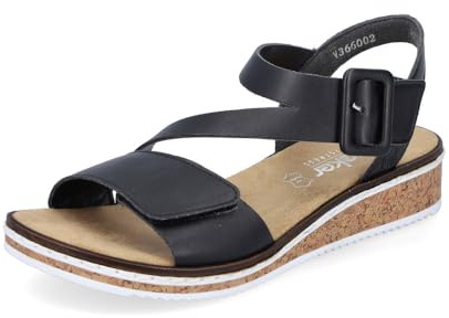 Rieker Damen Keilsandalen V3660, Frauen Sandalen