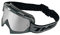 TWO-X Cross-Brille - Motocross-Brille mit verspiegeltem silbernen Glas - Kratzfeste Motorrad-Brille - Enduro & Downhill - Modell Race - grau
