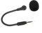 Microfono di ricambio per cuffie da gioco, microfono staccabile per Logitech G233 G433, cuffie con microfono ad archetto (nero)