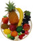 Woration 18Stück Gefälschte Ananas Weintraube Banane Erdbeere Kiwi Limette Zitrone Nektarine Simulation Mini Olive Orange Birne Apfel Granatapfel Künstliche Früchte Dekoration Satz