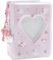 runrayay 3 Zoll süße Katze Kpop Photocard Holder Buch mit Anhängern, 40 Taschen Mini-Album, Kpop-Album Photocard Holder Liebe Hohl-Album, rosa
