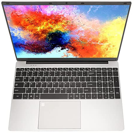 Garsent 15,6-Zoll-Laptop, 1920 X 1080 IPS-Laptop, 16 GB 1 TB SSD, für Celeron N5095 4-Kern-CPU, für Windows 11, Fingerabdruck-Entsperrung, Tastatur-Hintergrundbeleuchtung