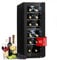 KLARSTEIN Cantinetta Vino Refrigerata a Zona Doppia per Interno/Esterni, Frigo Bar, Cantina Vino con Vetrina, Mini Frigo con Protezione UV, Frigorifero Piccolo Touch Control, 5-18°C 12 Bottiglie