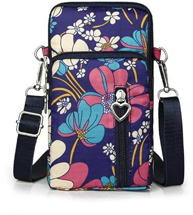 Joayuezo Handytasche Damen zum Umhängen Handytaschen Umhängetasche Kleine Wasserdicht Handy Umhängetasche Universal Handytasche für Alltag Büro Schule Ausflug Einkauf (N)