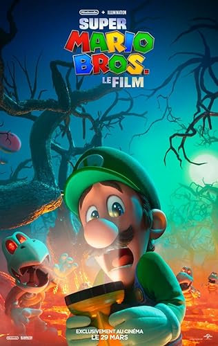 Super Mario Bros – Original Cinema Poster – 2023 – Luigi und Fackel – Versand gerollt 120 x 160 cm