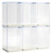 6 PCS Clear Acrylic Display Boxes - Stackable Blind Box for Collectibles, Fully Assembled Dustproof Storage Organizer for Lego Action Figures Pop Mart