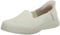 Skechers Mocasines sin Cordones para Mujer, Blanco Sucio, 41 EU