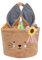 FZQBEY Osterkörbchen Osterhasen Korb, Osterkorb Kinder mit Henkel, Osterhasen Taschen, Osternester zum Befüllen, Körbchen Ostern, Oster Geschenktüten, Osterkörbe für Osterdeko Ostergeschenke (Braun)