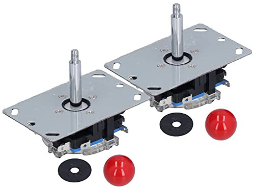 ZLXHDL Arcade-Stick, 2 Stück, Leichtes Handgefühl, Empfindliche Reaktion, Bunte Beleuchtung, 5P-Schnittstelle, Arcade-Joystick, Joystick Für Spiele Im Kampfstil Und Alle Schweren Joysticks.