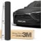 PRINT.GG Autofolie 3M 2080 Mattes Schwarz M12, 152 x 10 cm, Selbstklebende Folie Car Wrapping Folie, Robuste Lackschutzfolie Auto, Motorrad, Boot, Auto Folie mit hervorragender Haftung
