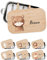 Bärenfreunde® - Personalisierte Brotdose für Kinder mit Spezial-Druck - Robuste Edelstahl Brotdose - Personalisierte Geschenke für Kinder & Erwachsene (Bär,klein Weißblech)