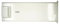 SOS Accessoire Portillo freezer per frigorifero, congelatore, 481244058326, 481944229529 BAUKNECHT, WHIRLPOOL, IGNIS, CANDY, SMEG, FAGOR