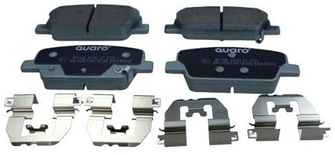 QUARO QP1126 Bremsbelagsatz Bremsbeläge Hinten mit Verschleißwarnkontakt mit Zubehör Kompatibel mit HYUNDAI Santa Fé IV TM