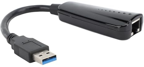 XUMIUZIY Adaptateur USB vers Ethernet, Adaptateur Réseau USB 3.0 Pliable vers 10/100/1000 Mbps Gigabit Ethernet LAN, Prise en Charge 8.1 8 7 Vista XP/OS X/Linux, Compatible avec