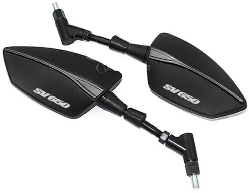 HRTLSS Motorrad Rückspiegel Spiegel Für S&uzuki SV 650 SV650X SV650/S SV 650X Alle Jahre Universal Motorrad Einstellbare Seite Rückspiegel Universal Rückspiegel