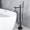 XJTNLB Robinet Baignoire Ilot Noir Mitigeur Bain Douche Monotrou En Laiton Robinet Salle Bain Douche Baignoire-Un