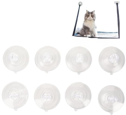 LVIFLOAE Ventosas Para Cama De Gato, Repuesto De Percha Para Ventana De Gato, Hamaca Colgante, Suministros Para Mascotas En Interiores