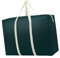 DimyFew Bolsa para mudanzas, Bolsa de Lona con Cremallera, Bolsa de almacenaje de Transporte Reutilizable, Organizador de Almacenamiento para dormitorios, 48x30x25cm Verde