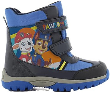 Leomil Paw Patrol Schneestiefel Kinder Winterstiefel Jungen 24, Rutschfeste sohle für Kalte Wintertage, Blau