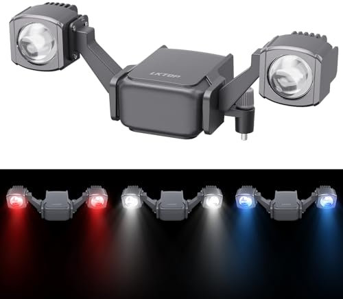 LKTOP Mavic 3 Enterprise Spotlight Drone Strobe Light for DJI Mavic 3T/Mavic 3E Accessories, 3000 Lumen 40W LED Anti-Collision Searchlight Night Flight Lighting Lamp for Search/Rescue/Patrol/Farm