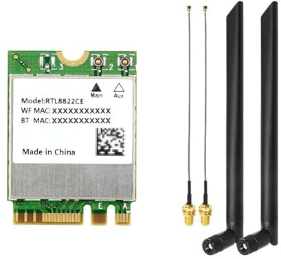 youyeetoo RTL8822CE WiFi Modul - AW-CB375NF Dual-Band Wireless Netzwerk Adapter mit Bluetooth 5.0 - Unterstützt youyeetoo/nanopi/bananapi SBC (mit 2X Klebestift ANT)