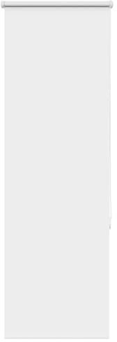 vidaXL Estor Enrollable Opaco Blanco 50x130 cm Tela Ancho 45,7 cm, Estor día y Noche, Estor de Cocina, Estor Opaco Enrollable, Estor Opaco
