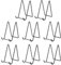 BATINO 8 Pack Plate Stands for Display, 6 Inch Plate Holder Display Stand, Metal Frame Holder Stand, Black Iron Easel Plate Holder Display Stands for Picture, Decorative Plate, Book, Photo Easel