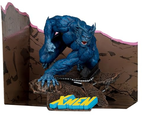 McFarlane Marvel Beast 1:10th Scale Collectible with Scene (X-Men #1) Toys
