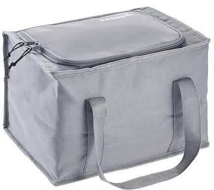 keeeper johanna Faltbare Isoliertasche, 15 l, Gr. M, Mit Tragegriffen, Passend für Klappbox lea, 4 h kühlend/wärmend, Graphite
