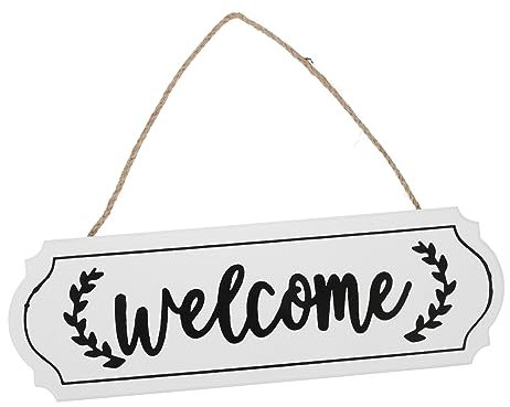 FUNOMOCYA Schild Für Türdekoration Einseitiges Hängeschild Für Cafés Restaurants Und Zuhause Leicht Und Einfach Aufzuhängen Rustikales Design