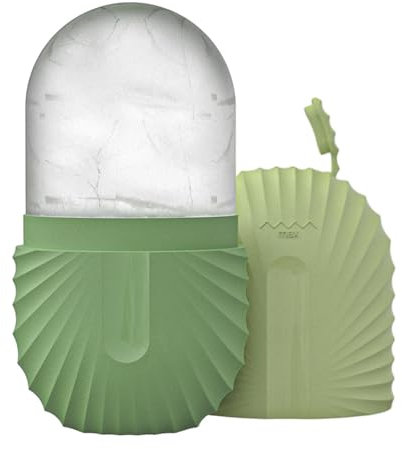 Ice Roller Visage Et Yeux, Rouleau À Glace Pour Le Visage, Moule À Glace Pour Le Visage, Roller De Massage Visage Réutilisable, Efficacement Poches, Réduit Pores, Améliore Élasticité De Peau