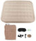 plplaaoo Double High Air Mattress Inflatable Bed with Built in Pump Air Cushion Bed Outdoor Camping Tent Mattres 197x150x40cm