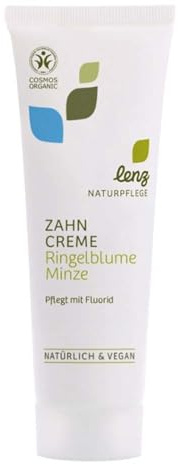 Lenz Naturpflege Zahncreme, Ringelblume Minze, mit Fluorid, 75ml (1)