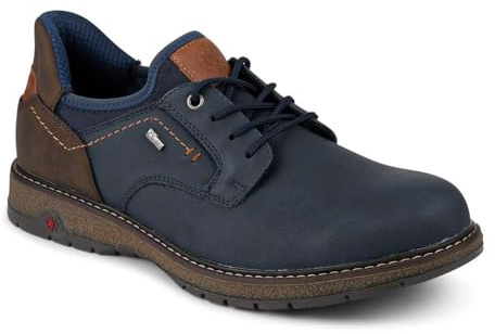 Relife Wide Fit Lace-Up Shoes - Navy Size 7