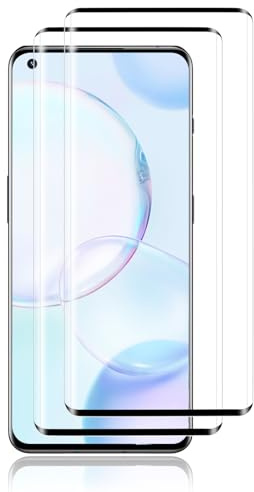 Carantee 2 Stück für Panzerglas für OPPO Find X5 Pro Schutzfolie, 9H Härte Anti Kratzer Schutzglas Folie, Sensitive Touch, Anti-Fingerabdruck Panzer Schutz Glas, Keine Blasen Displayschutzfolie