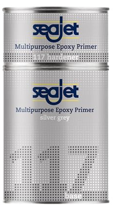 Seajet 117 Universal Epoxy Primer – Vielseitiger 2-K Epoxid-Grundanstrich für Bootsrümpfe & Unterwasser-Bereich – Haftet auf GFK, Holz, Stahl & Aluminium