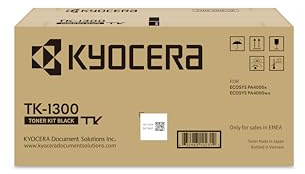 Kyocera TK-1300 Original Toner Drucker Schwarz 1T0C150NL1, 3.000 Seiten | Drucker Toner kompatibel für ECOSYS PA4000x, ECOSYS PA4000wx. Tonerkartusche