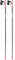 Leki Unisex – Erwachsene Flash Carbon Nordic Walking Stöcke White-Neon Red 110