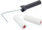 Fit For The Job 2 pack 4 inch Foam Mini Rollers Plus Frame for DIY Painting With Gloss and Satin Paints, Undercoat & Primer, Gives A Smooth Finish on Wood and Metal Surfaces, 4