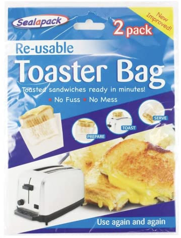 Sacs grille-pain réutilisables Lot de 6, Plus de 600 utilise. Toastie Sacs, sacs à sandwich, Toast Sacs